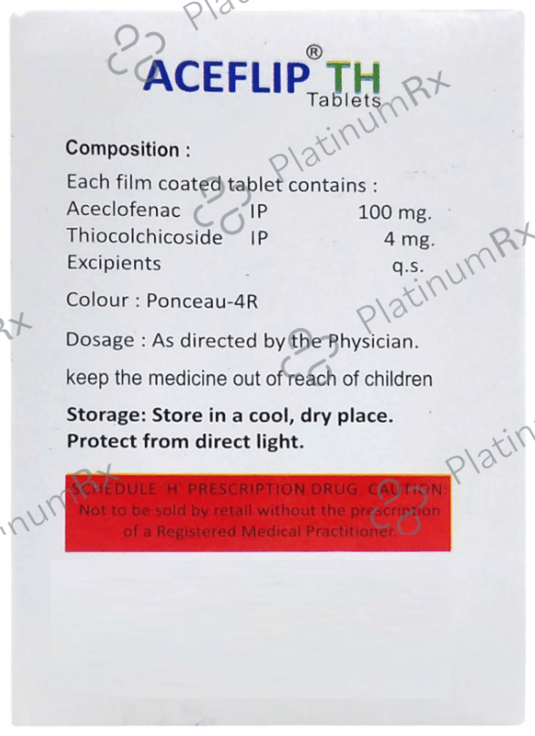 Aceflip TH 100mg/4mg Tablet