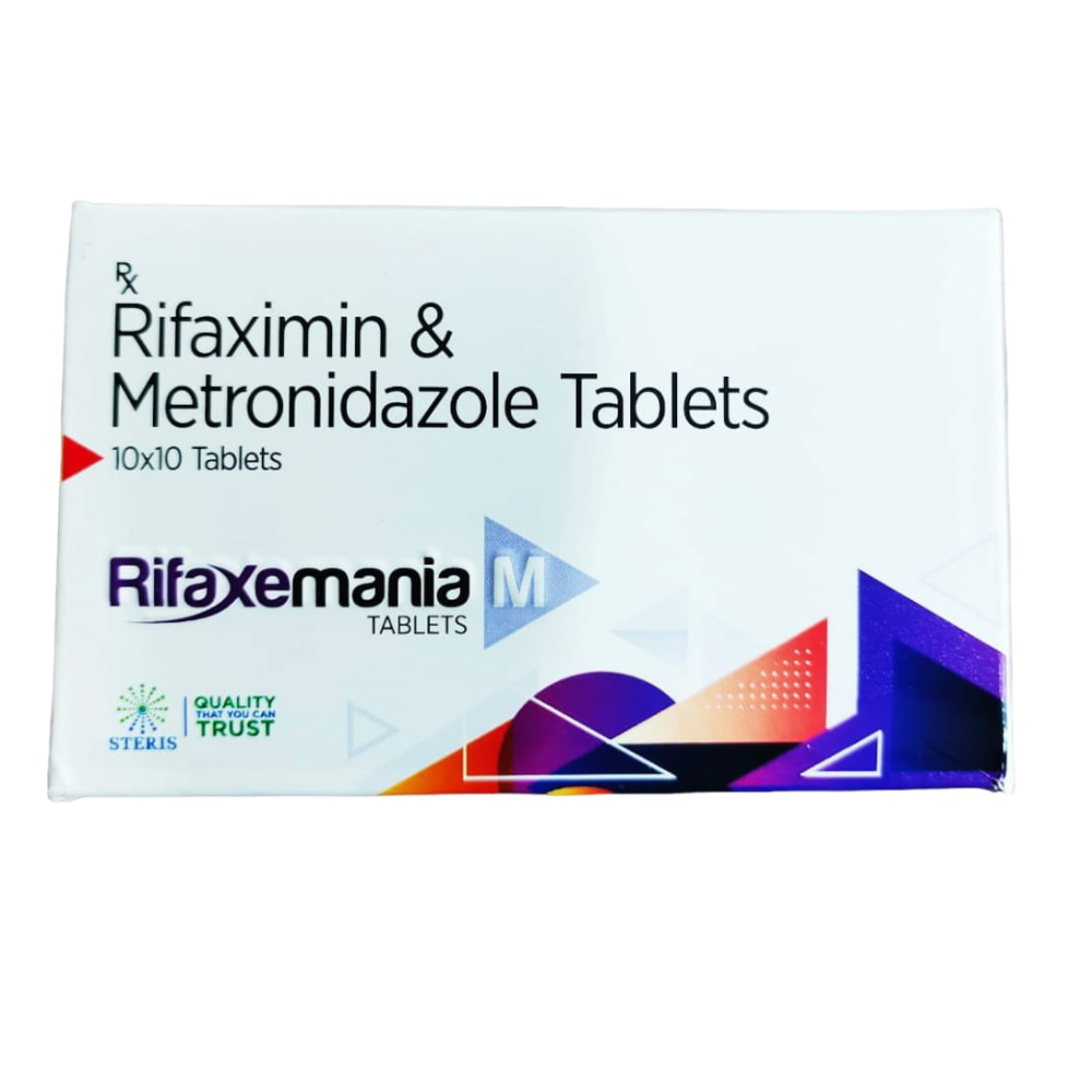 Rifaxemania M 200/400mg Tablet 10s