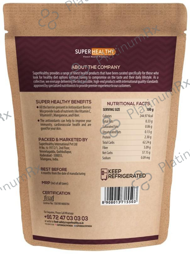 Super Healthy Antioxidant Berries Mix 1 kg