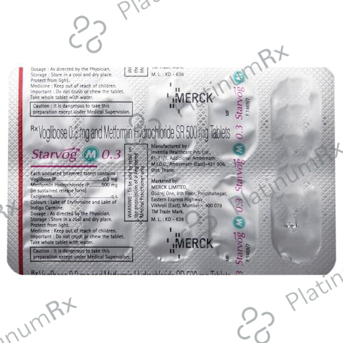 Starvog M SR 500/0.3mg Tablet 10s