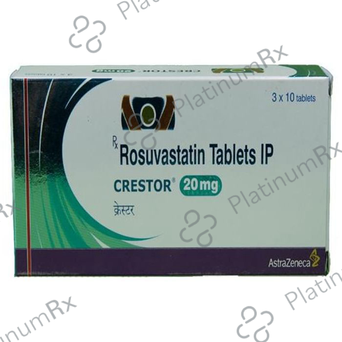 Crestor 20mg Tablet 10s