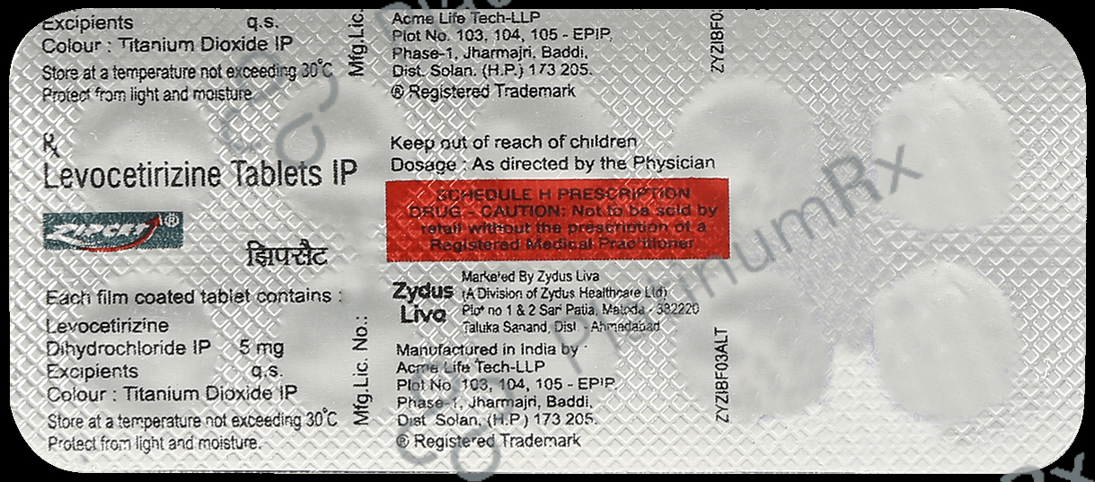 Zipcet Tablet