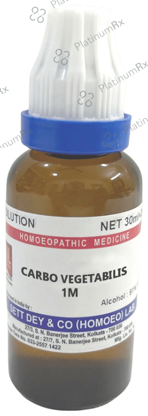 Sett Dey Carbo Vegetabilis Dilution 1M