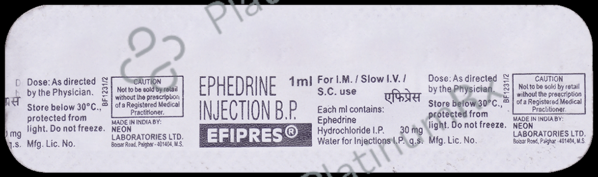 Efipres 30mg Injection 1ml
