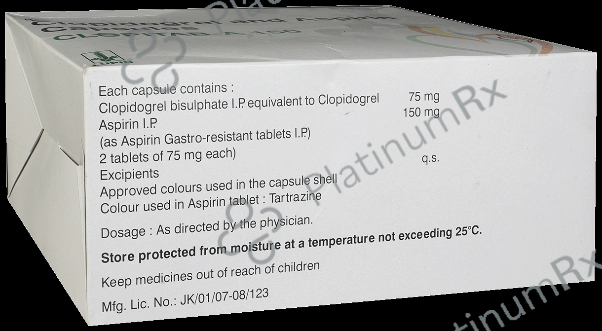 Clopitab A 150/75mg Capsule 15s
