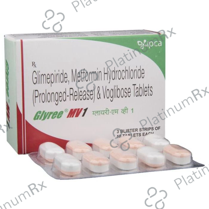 Glyree MV1 1/500/0.2mg Tablet PR 10s