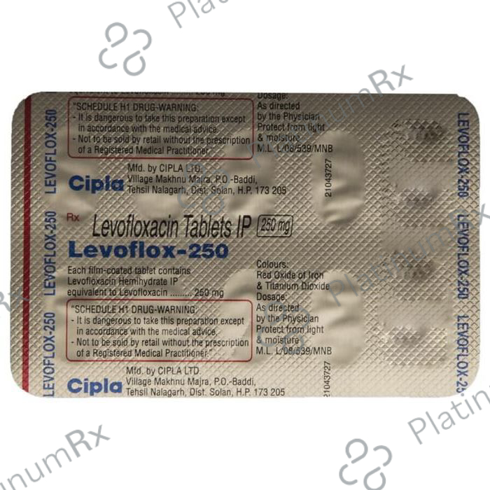 Levoflox 250mg Tablet 10s