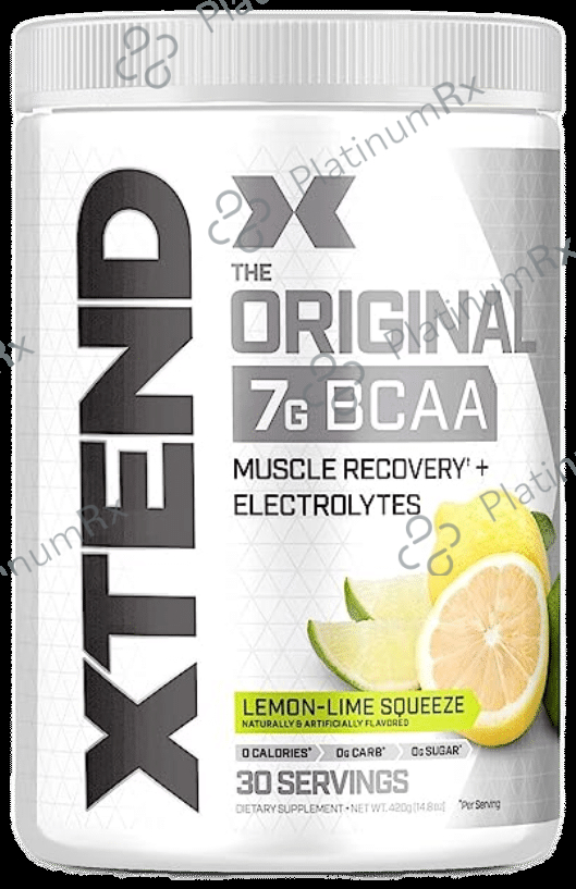 Scivation Xtend The Original 7G BCCA Pre-Workout Powder Powder Lemon Lime Squeeze