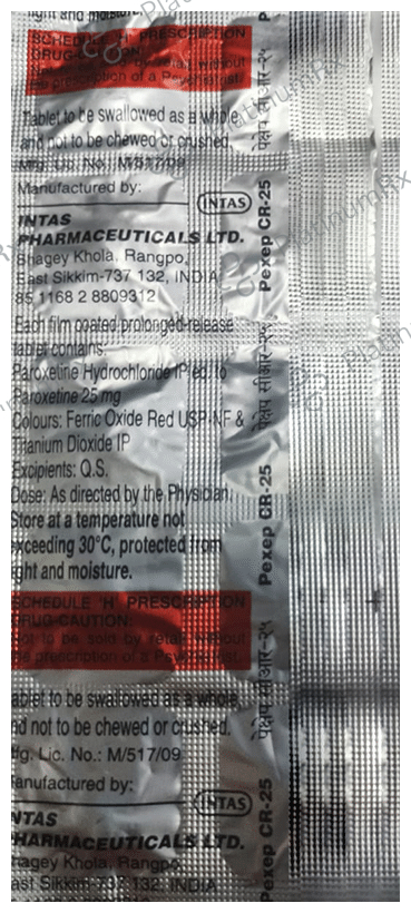 Pexep CR 25 Tablet 10 Tablet PR