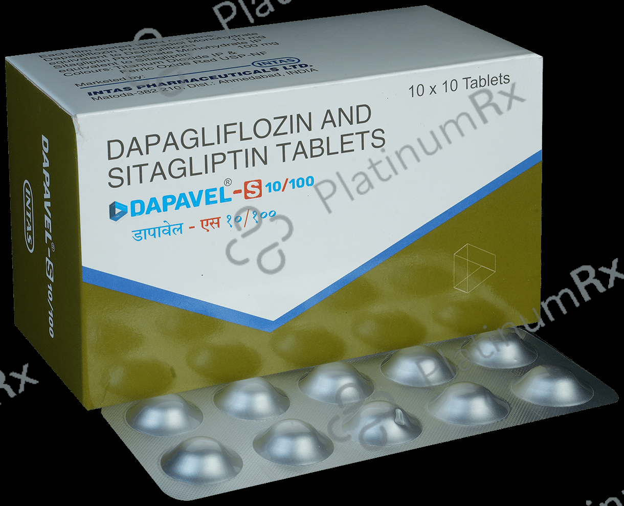 Dapavel S 10/100mg Tablet 10s