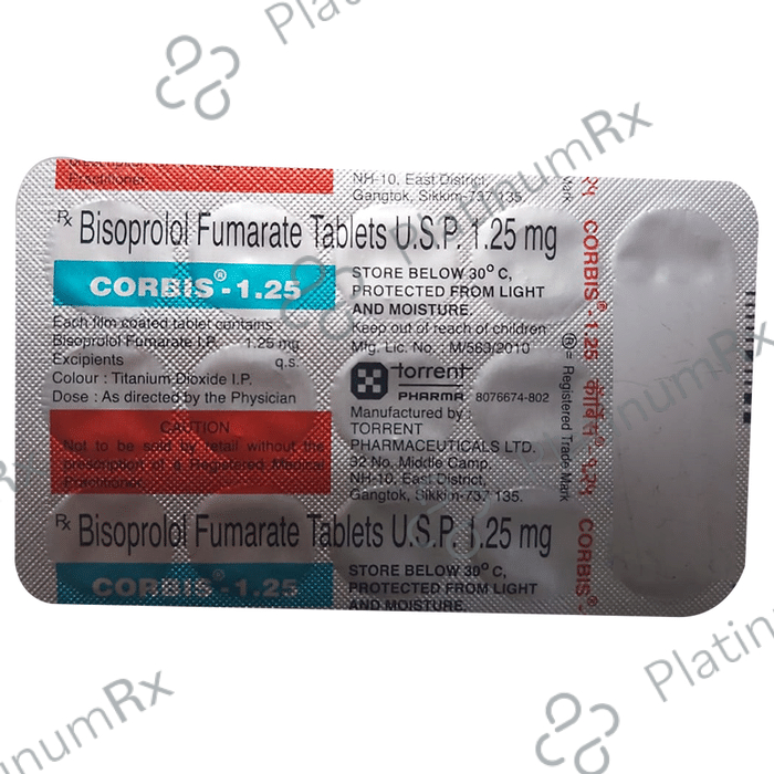 Corbis 1.25mg Tablet 15s