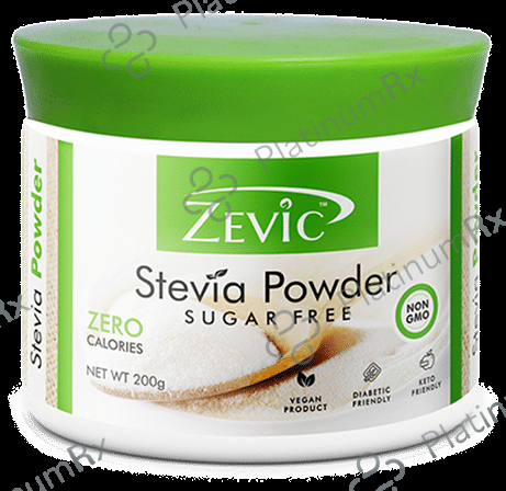 Zevic Stevia Sugar Free Sweetener - Zero Calorie Powder Sugar Free