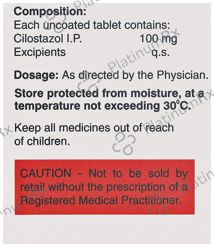 Stiloz 100mg Tablet 15s