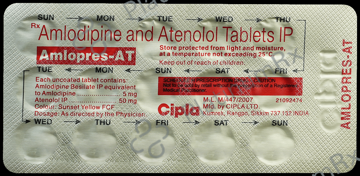 Amlopres AT 50/5mg Tablet 15s