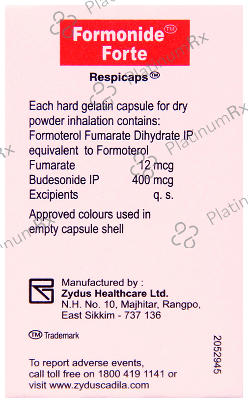 Formonide Forte 400/12mcg Respicap 30s