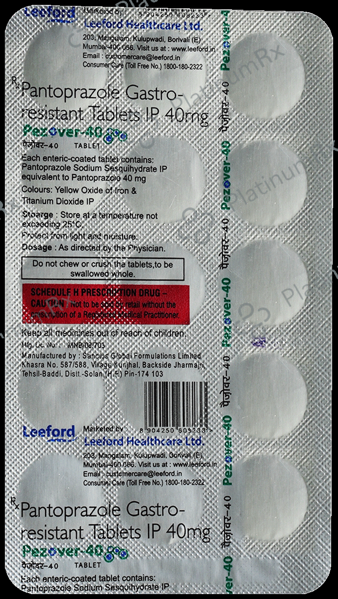 Pezover 40 Tablet