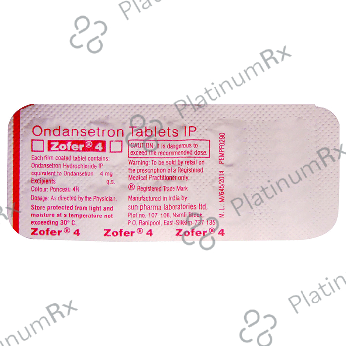 Zofer 4mg Tablet 10s