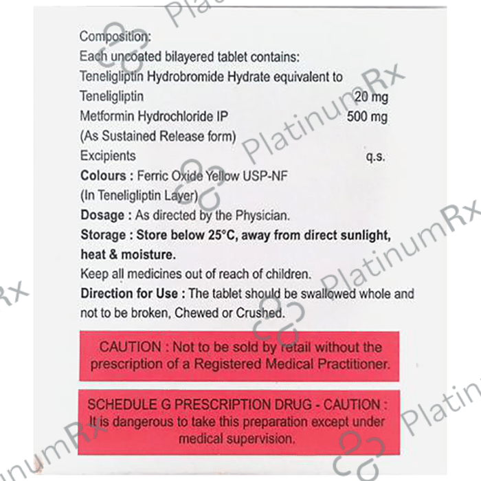 Tenligress M 500/20mg Tablet SR 10s