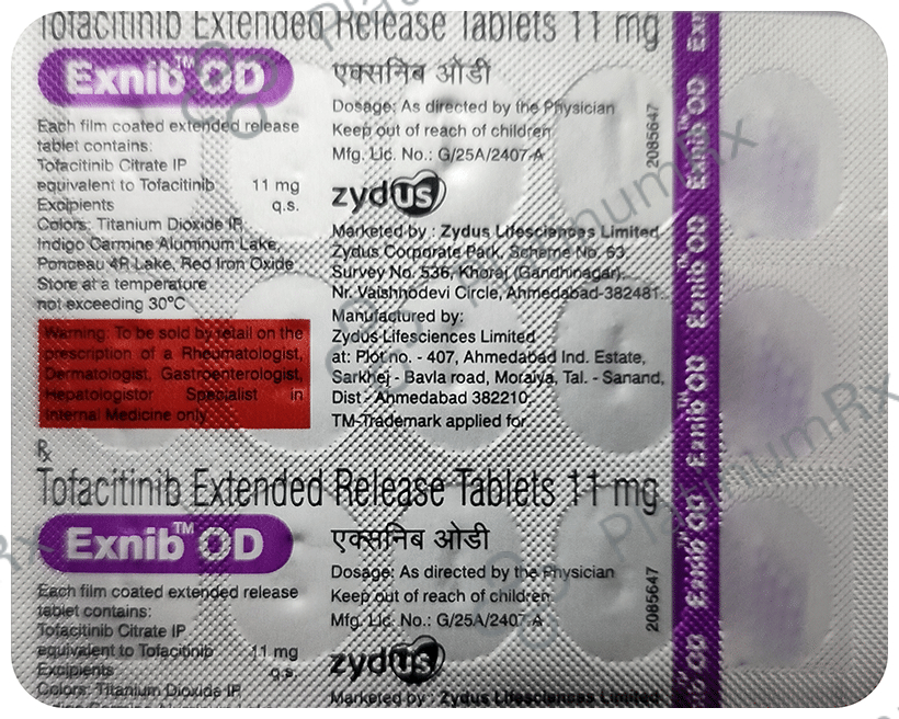 Exnib OD 11mg Tablet ER 15s