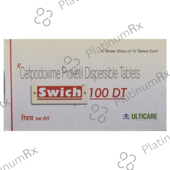 Swich 100mg DT Tablet 10s