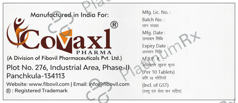 Vaxdox 100mg Tablet DT
