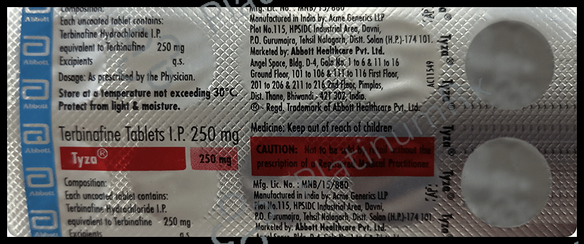 Tyza 250mg Tablet 10s