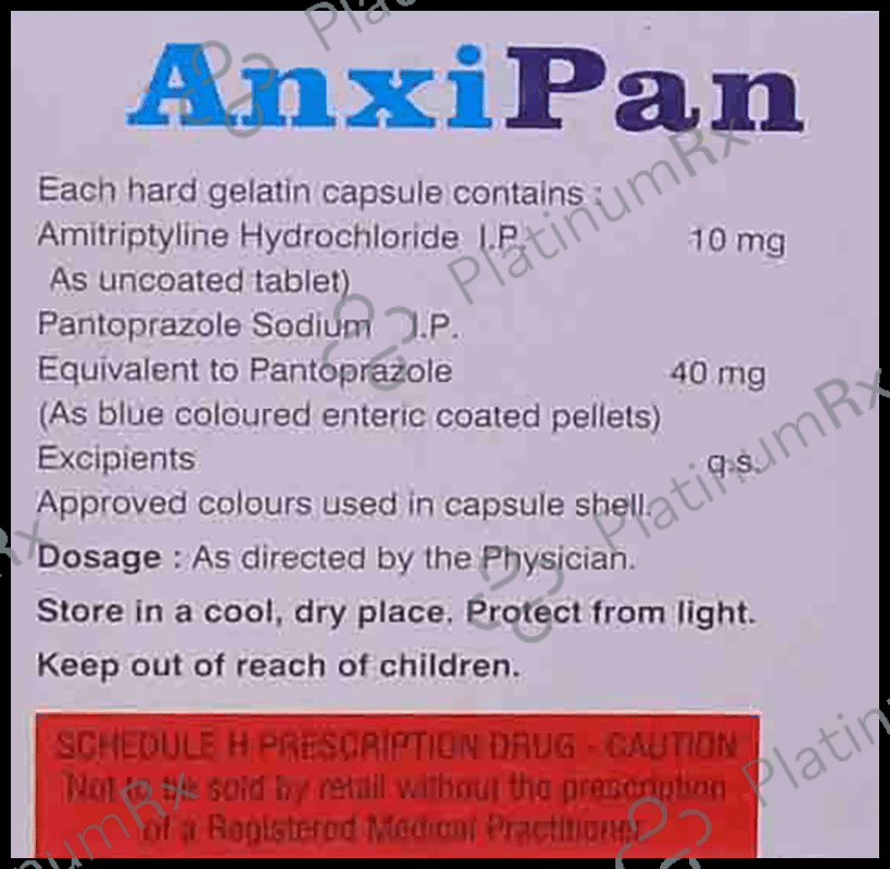Anxipan 10/40mg Capsule 10s