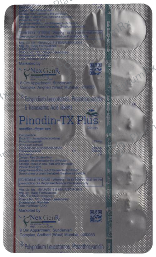 Pinodin-TX Plus Tablet
