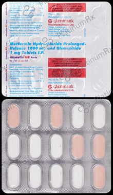 Glimulin MF Forte 1/1000mg Tablet PR 15s