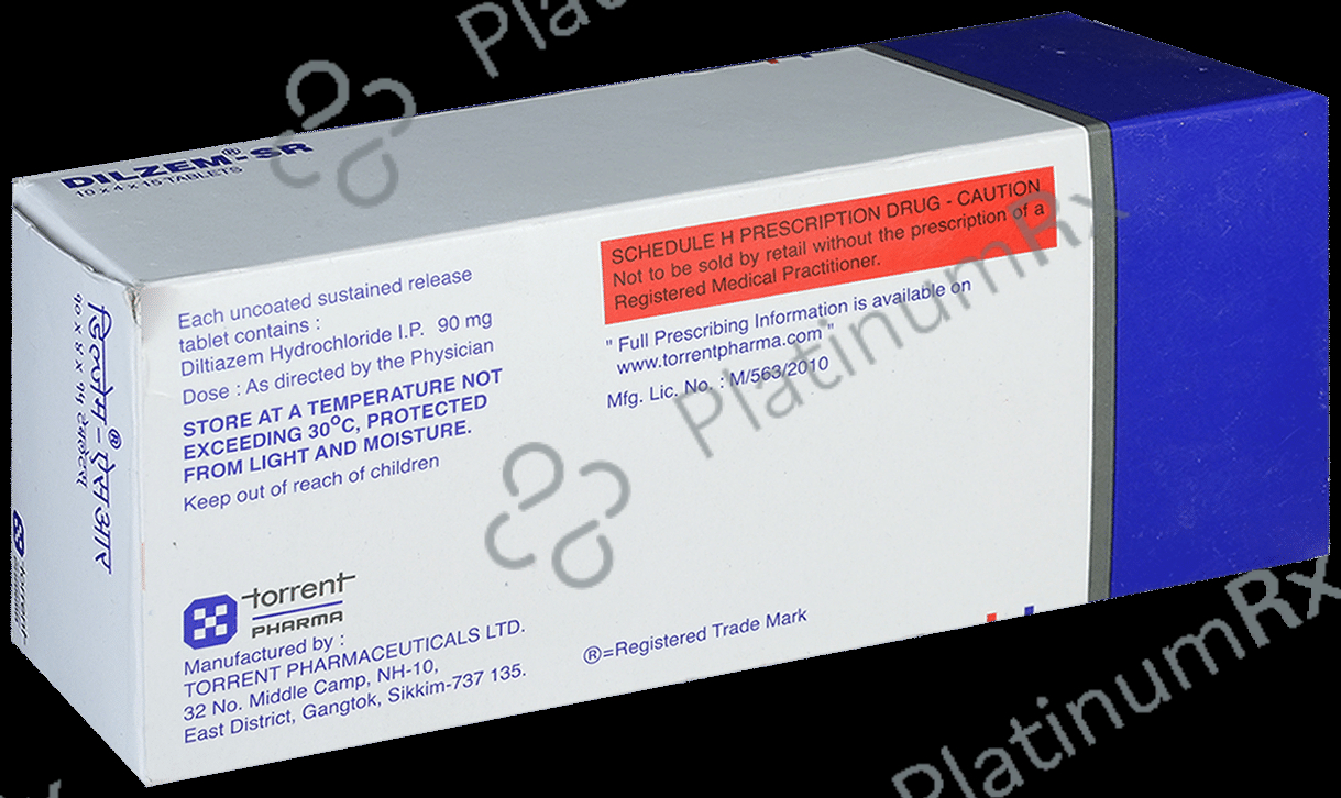 Dilzem 90mg SR Tablet 15s