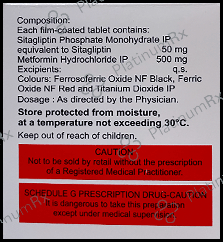 Sitaglo M 500/50mg Tablet 15s