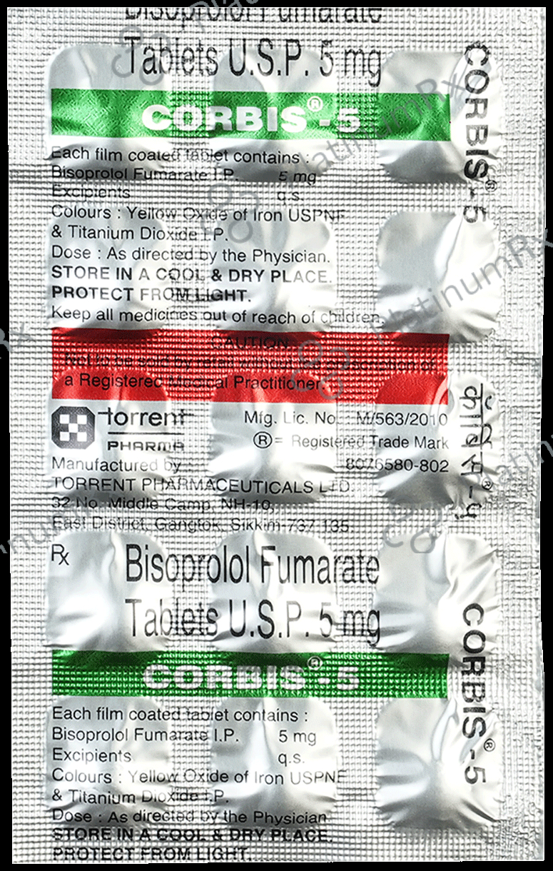 Corbis 5mg Tablet 15s