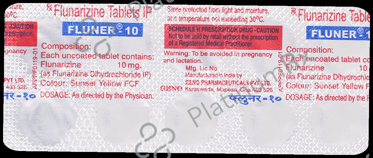 Fluner 10mg Tablet 10s