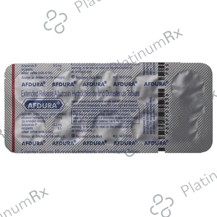 Afdura 10/0.5mg Tablet ER 10s