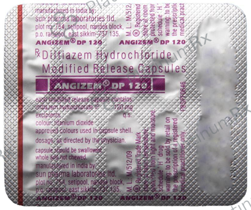 Angizem DP 120 Capsule MR