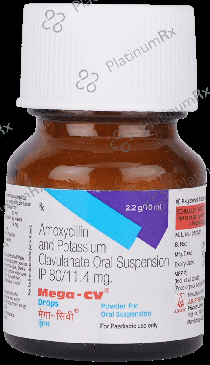Mega CV 80/11.4mg Drops 10ml