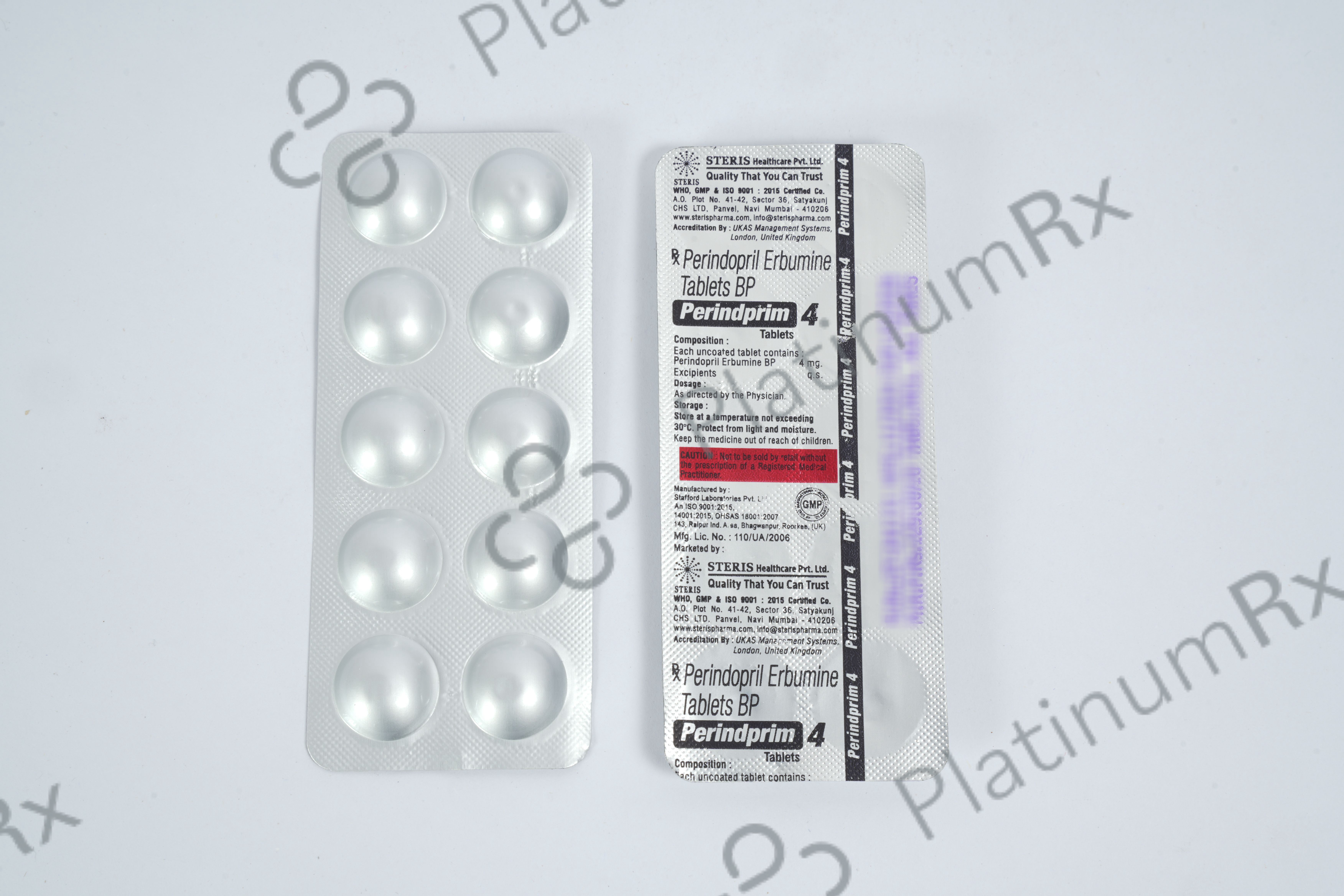 Perindprim 4mg Tablet 10s