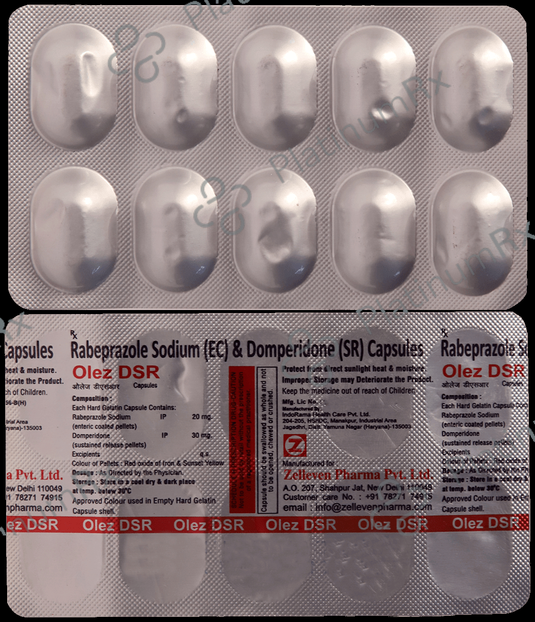Olez DSR 30/20mg Capsule 10s