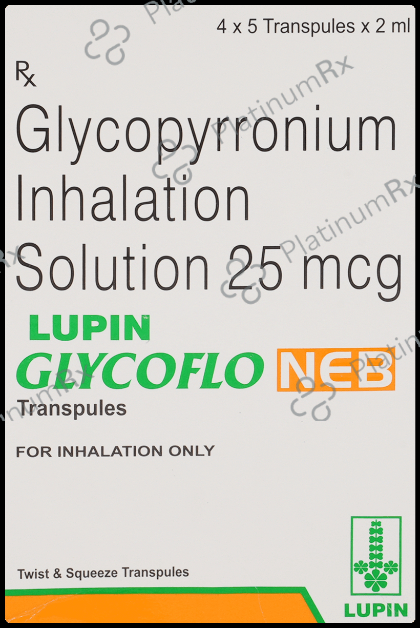 Glycoflo Neb 25mcg transpule 5s