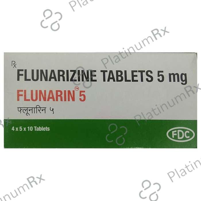 Flunarin 5mg Tablet 10s