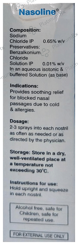 Nasoline Saline Nasal Spray