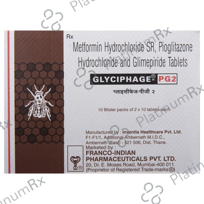 Glyciphage-PG2 Tablet SR 10 Tablet SR