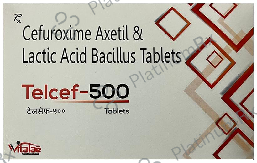 Telcef 500 Tablet