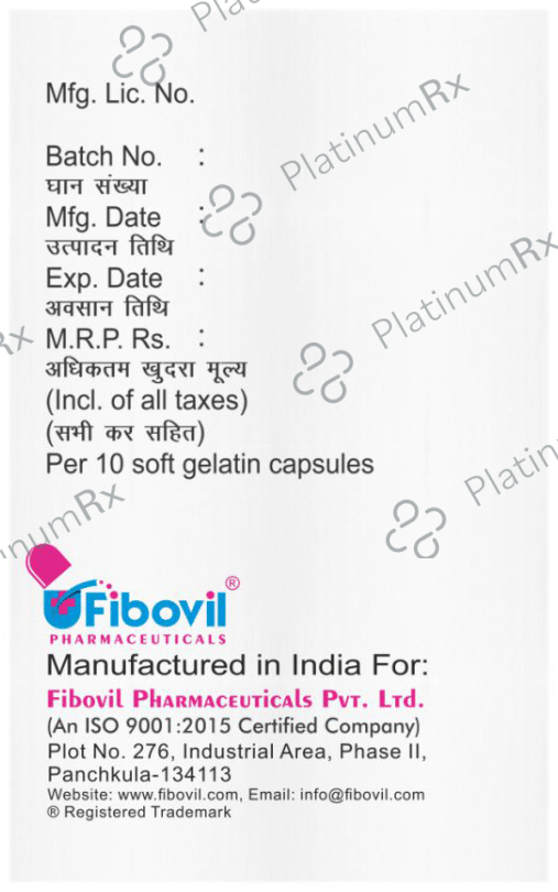 Fibogest 100mg Soft Gelatin Capsule