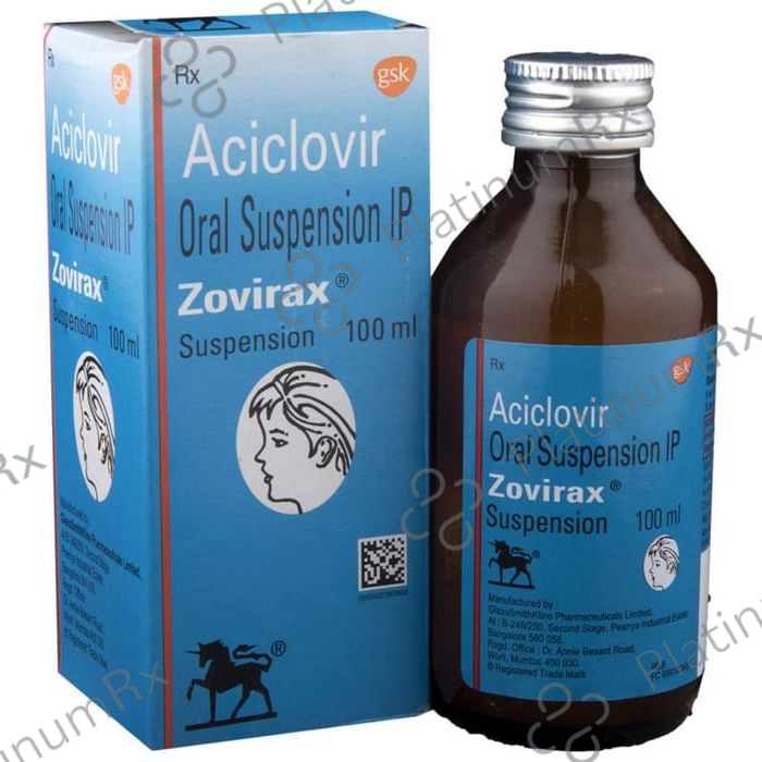 Zovirax 400mg Oral Suspension 100ml