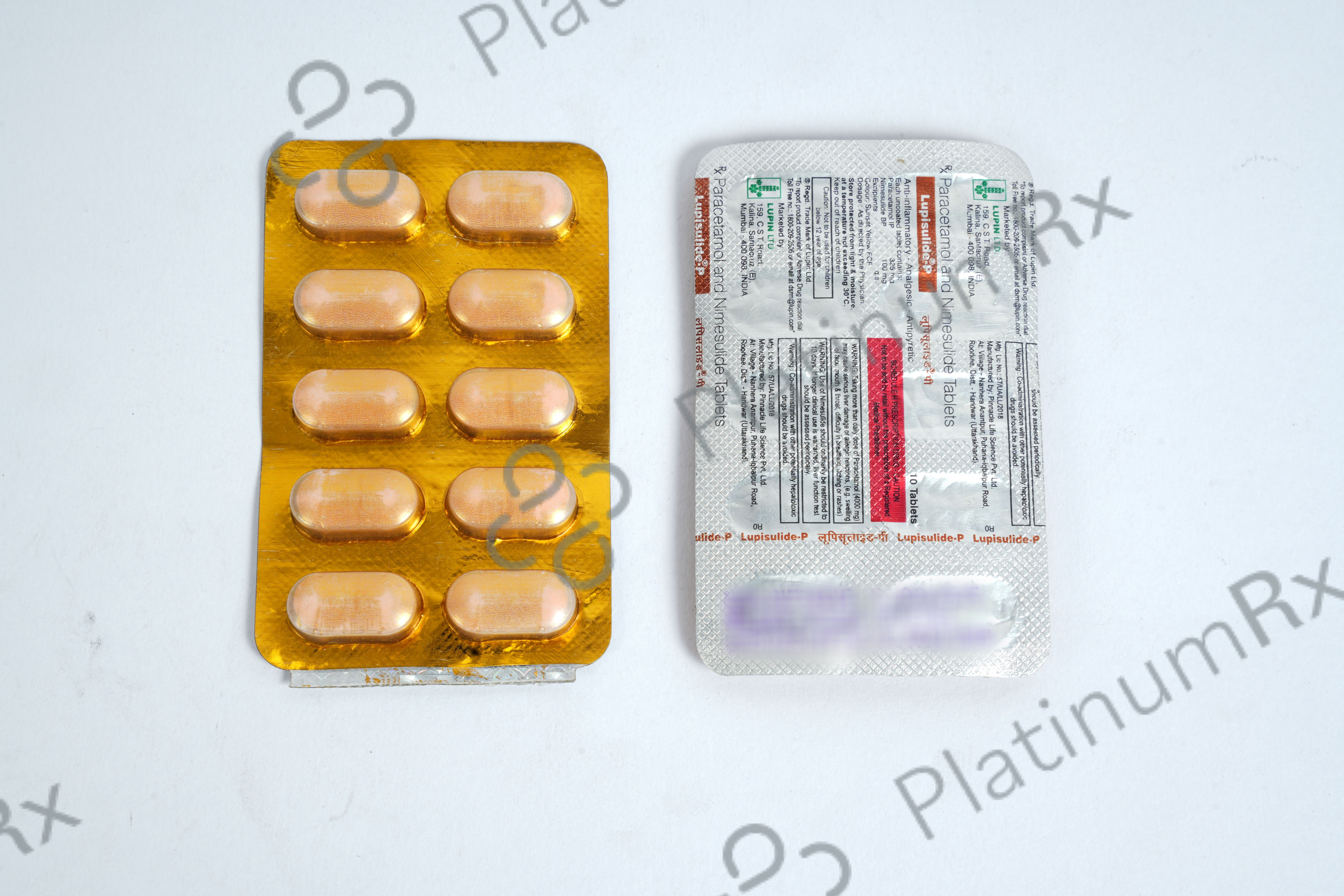 Lupisulide P Tablet 100/325