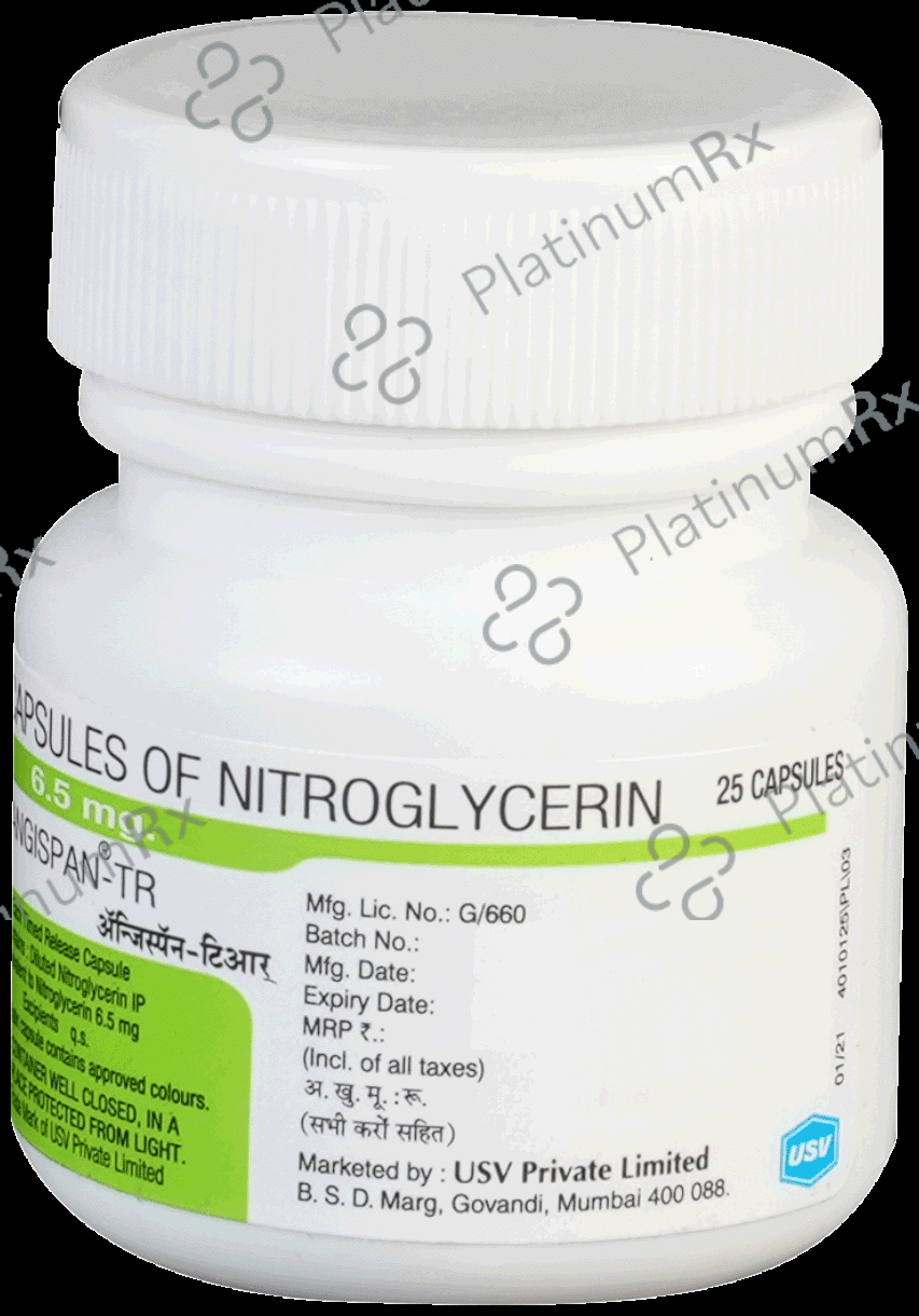 Angispan-TR 6.5mg Capsule