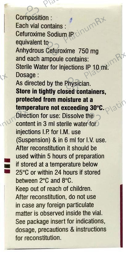 Bacticure 750mg Injection