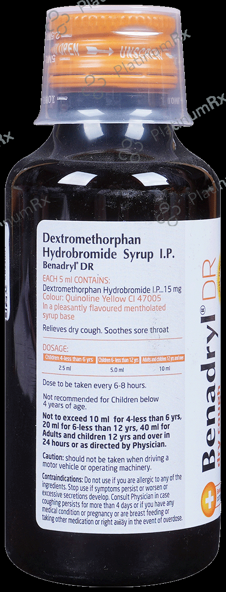Benadryl DR 15mg Syrup 100ml