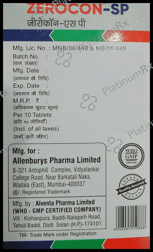 Zerocon-SP Tablet